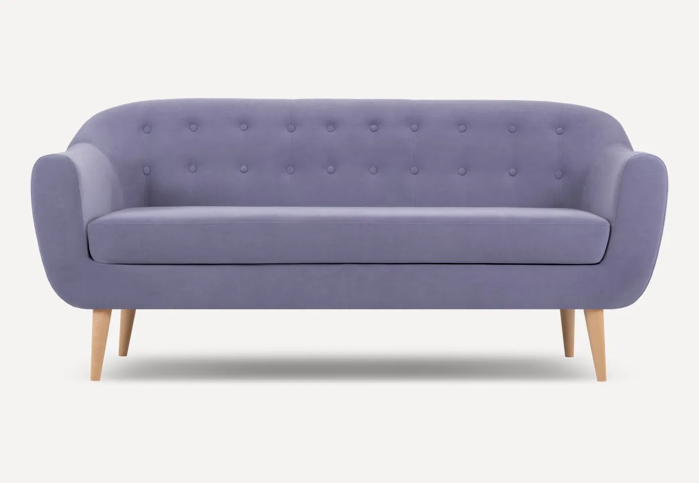 Диван прямой Роттердам-3 Velvet Violet