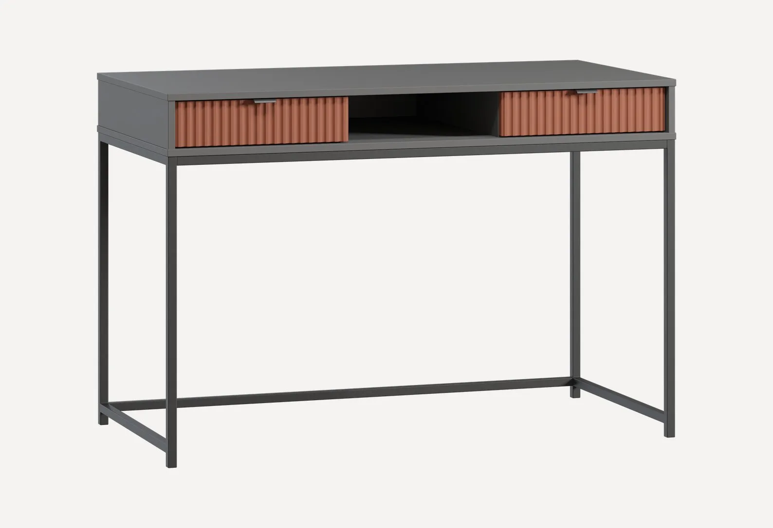 Письменный стол Трейвис 120x60 Терракотовый/Черный