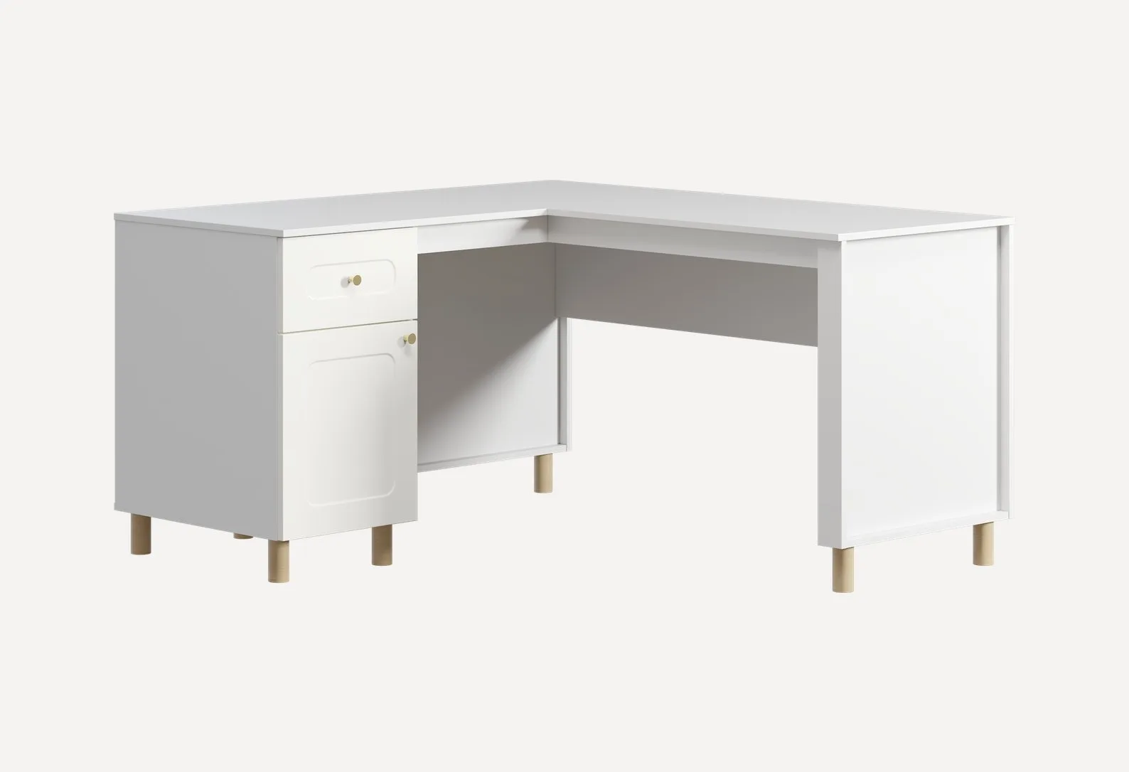 Письменный стол Велди 150x140 Белый