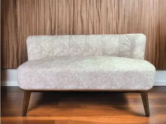 Диван Элегия Жирон (Cortex Beige, лак орех)