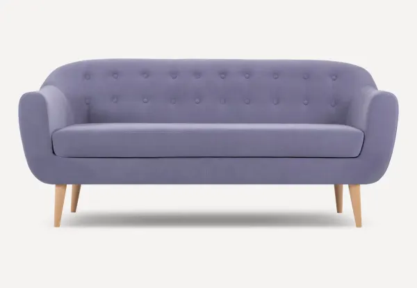 Диван прямой Роттердам-3 Velvet Violet