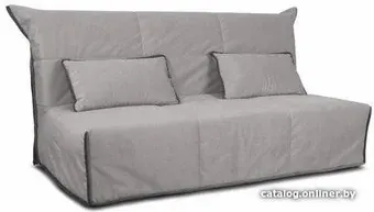 Диван Трия Крокус 160х200 (велюр, Galaxy 06 серый/Galaxy 05 св.-коричневый)
