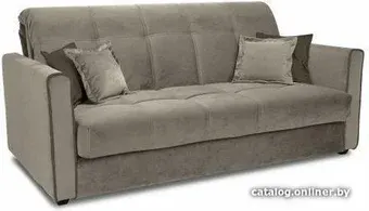 Диван Трия Лего Т1 160х200 (микровелюр, Pony Stone коричневый)