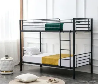 Двухъярусная кровать Halmar Bunky 90 (черный)