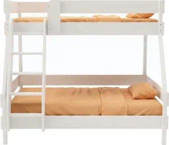Двухъярусная кровать Мебель детям Гранада-Люкс 140x200 Г2-200-Б (белый)