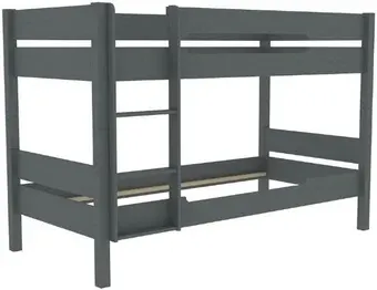 Двухъярусная кровать ММЦ Амелия 90x200 (двухъярусная, серый воск)