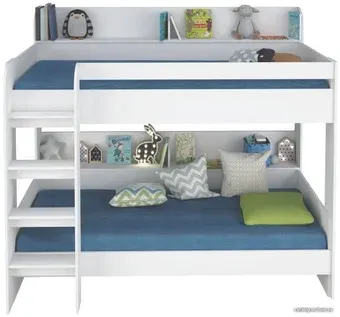 Двухъярусная кровать Polini Kids Simple 5000 (белый)