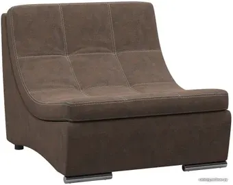 Элемент модульного дивана Woodcraft Монреаль ВК-00000125 (замша, темно-коричневый)