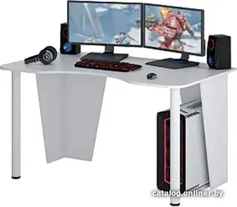 Геймерский стол MFMaster Таунт-2 (белый)