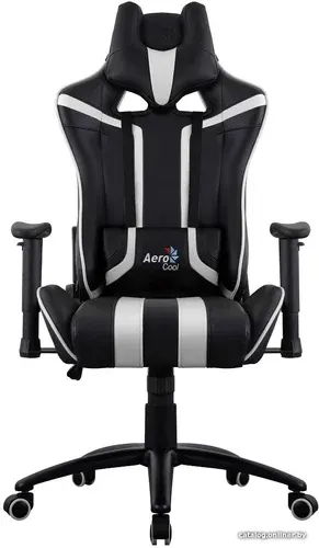 Игровое (геймерское) кресло AeroCool AC120 AIR (черный/белый)