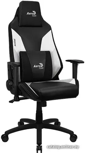 Игровое (геймерское) кресло AeroCool Admiral (черный/белый)