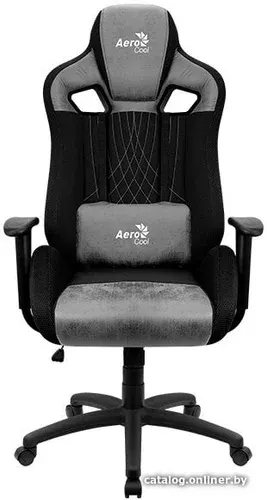 Игровое (геймерское) кресло AeroCool Earl Stone Grey (черный/серый)