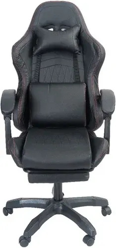 Игровое (геймерское) кресло AR GAMING AR 012 (черный с красной строчкой)