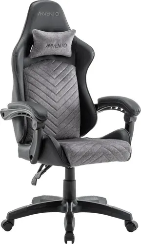 Игровое (геймерское) кресло Arvento Walker LK-2579 (серый/черный)