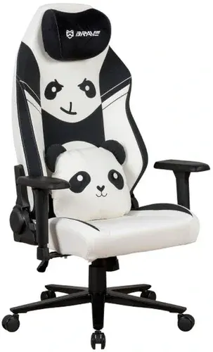 Игровое (геймерское) кресло Brave Kung Fu Panda (черный/белый)