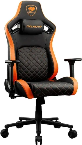 Игровое (геймерское) кресло Cougar Defensor F (черно-оранжевый)