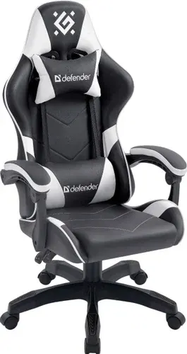 Игровое (геймерское) кресло Defender Companion (черный/белый)