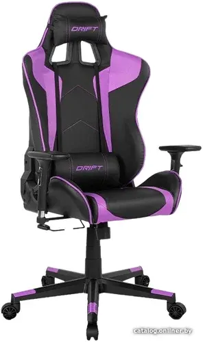 Игровое (геймерское) кресло Drift DR300 (черный/фиолетовый)