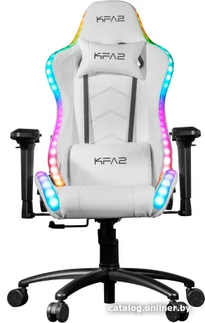 Игровое (геймерское) кресло KFA2 01 RGB SE (белый)
