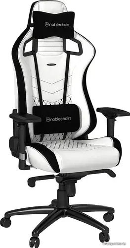 Игровое (геймерское) кресло Noblechairs Epic PU (белый/черный)