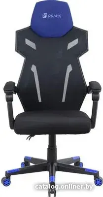 Игровое (геймерское) кресло Оклик 111G (черный/синий)