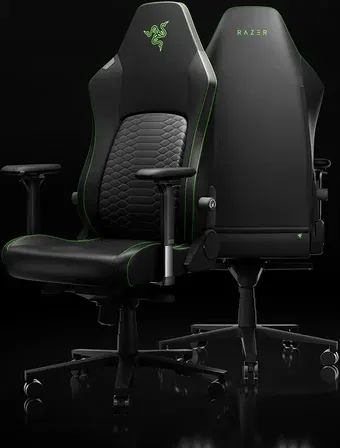 Игровое (геймерское) кресло Razer Iskur V2 NewGen Black-Green