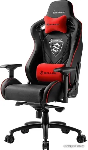 Игровое (геймерское) кресло Sharkoon Shark Skiller SGS4 BK/RD (черный/красный)