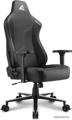 Игровое (геймерское) кресло Sharkoon Skiller SGS30 (черный/белый)