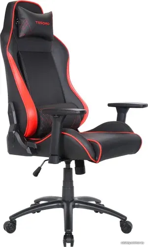 Игровое (геймерское) кресло Tesoro Alphaeon S1 F715 (черный/красный)