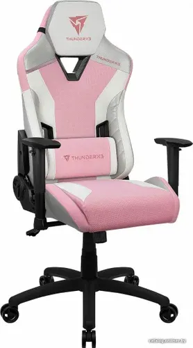 Игровое (геймерское) кресло ThunderX3 TC3 Sakura White (белый/розовый)