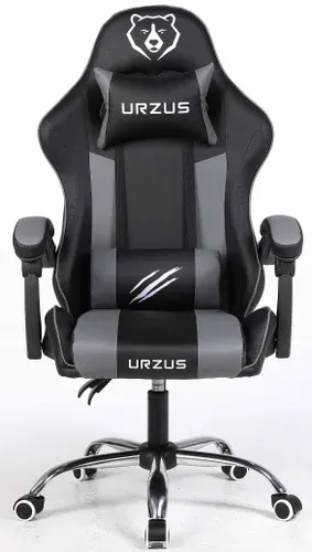 Игровое (геймерское) кресло URZUS Fighter UR-7351129 (черный/серый)