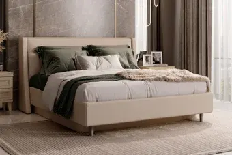 Кровать Ангстрем Олеандра-811.26 с ПМ ((М), Missoni 10/ярко-серый/ОД12)