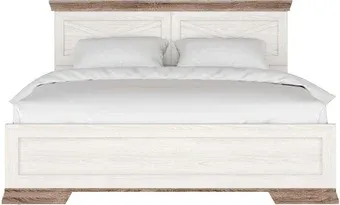 Кровать Black Red White Marselle LOZ160x200 с подъемным механизмом (ясень снежный/дуб сонома темный)