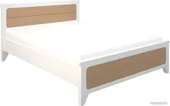 Кровать Боринское Мебель Соня 160x200 (белый/дуб)