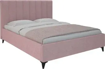 Кровать Боринское Мебель Венеция 160x200 ПМ Velutto (розовый)