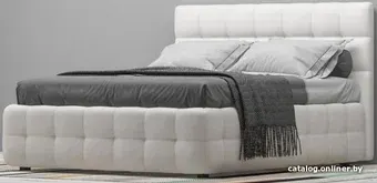 Кровать Craftmebel Boss 200x160 (с ПМ, экокожа, eco white)