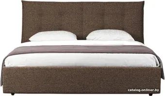 Кровать Craftmebel Eden 200x160 (с ПМ, рогожка, коричневый)