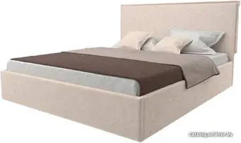 Кровать Craftmebel Electra 200x160 (с ПМ, вельвет, бежевый)
