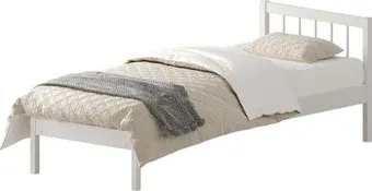 Кровать Домаклево Мечта 4 80х200 (береза/белый)