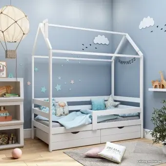 Кровать-домик Dreams Classic 180x90 (белый)