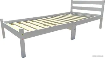 Кровать Dyatel Луна 90x200 с настилом (белый)