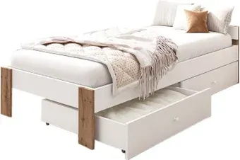 Кровать EcoWood Денвер-2 с ящиками 80х200 ECO.001.00057.80-200.101SE/376WML