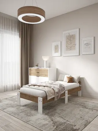 Кровать EcoWood Екта-2 80х200 ECO.001.00058.80-200.376WML/101SE