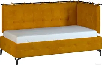 Кровать Genesis Мебель Svetlana 3 90x200 (горчичный)