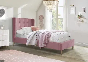 Кровать Halmar Estella 90/200 (розовый)