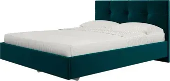 Кровать Ижмебель Каприз на латах 160х200 Newtone Emerald (зеленый)