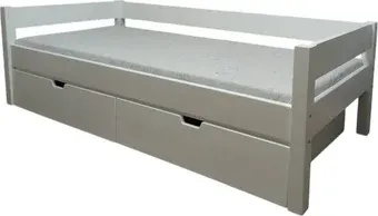 Кровать Kinderwood Лотос-4 200х90 с ящиками (белый)