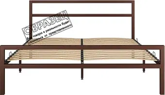 Кровать Князев Мебель Наргиз НЗ.140.200.К (коричневый муар)
