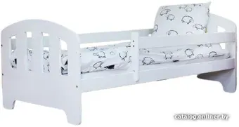 Кровать КомТехЛайн Пух 160x80 (белый)
