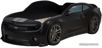 Кровать-машина Futuka kids EVO 3D Camaro 180x90 (черный матовый)